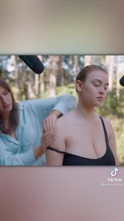 Forced at gun point to give rebel leader's girlfriend a sensual massage