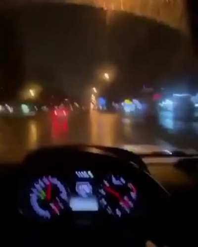 Taking your eyes off the road while you&rsquo;re speeding and it&rsquo;s raining