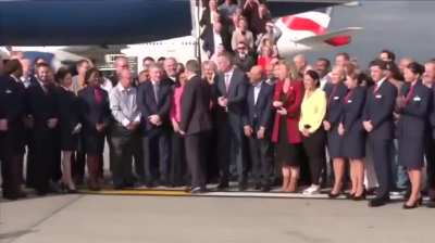 From the cockpit, he says, "This is the biggest trade mission to India the UK has ever sent" He said India is set to become the world&rsquo;s third-largest economy by 2028.