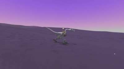 I needed a robot dinosaur to explore Eve.