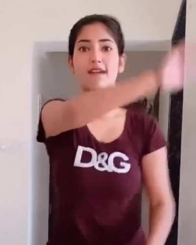 Angel Rai boobs bouncing slow-mo