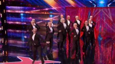 This act on AGT is so much better with the music from the old "Six Flags Guy" commercials