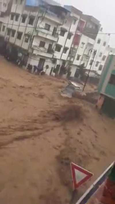 01/march/2021 Morocco Tetouan after a full night and day of raining most of the city was like this .