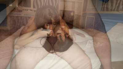 Deepthroat Training with a White Cock