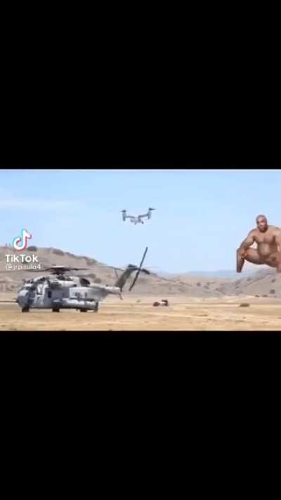 American military might!
