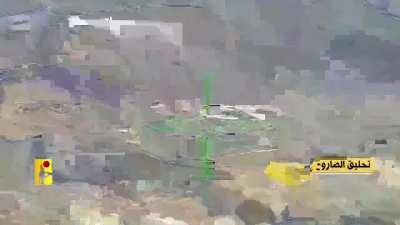 Hezbollah carrying out missile attacks using Iranian made "ALMAS" guided missile system on a surveillance unit of IDF near Lebanon border.