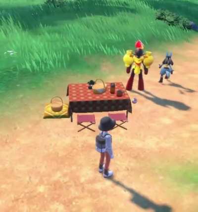 There he goes