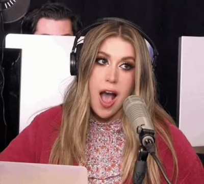 I like to think this is the face Olivia makes when she sees how many guys in the audience want to fuck all her holes