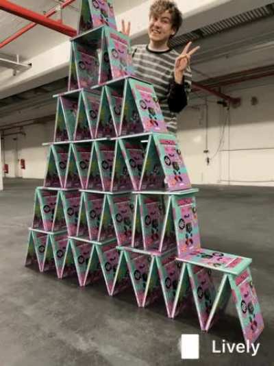 I build a card house out of books&hellip;
