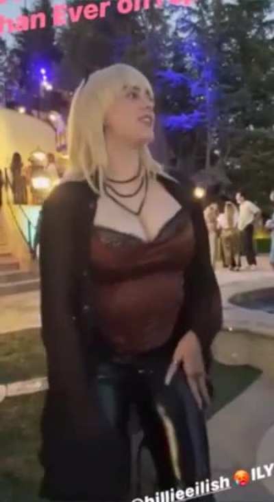 Billie feeling herself