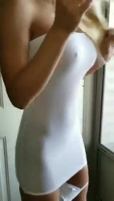 White dress