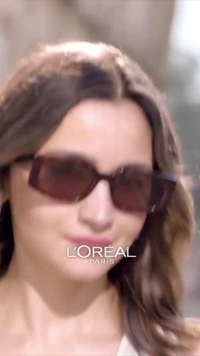 Alia making L'oreal people go hard