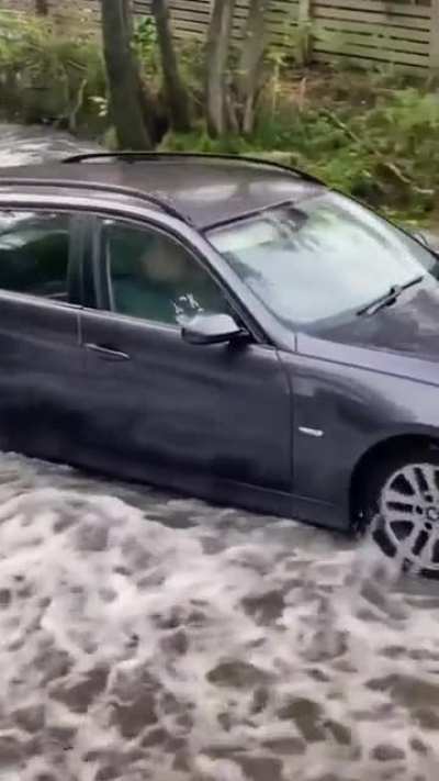 Dude just found out that W in BMW doesn&rsquo;t mean Waterproof.