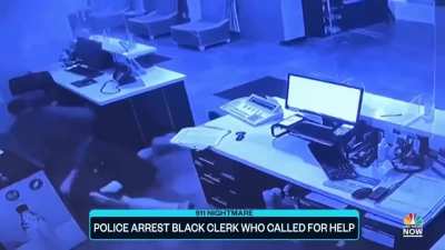 Update: Police release body-cam, charges dropped against hotel clerk, officers "under investigation" [arrested clerk for defending himself and gave his drunk attacker a ride home]