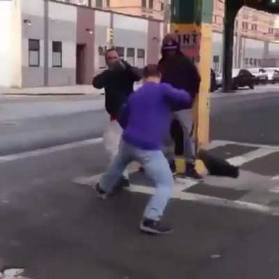 Jeez, man was just stand there minding his own business&hellip;