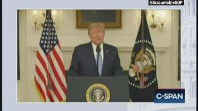 Outtakes of Trump's Jan. 7 address to the nation
