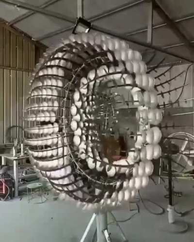This amazing Kinetic Sculpture