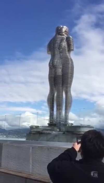 Ali and Nino Sculpture in Batumi, Georgia