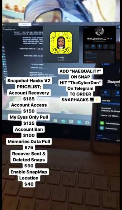 *NO GAMES* Hit "&amp;gt;naequality&amp;lt;" on Snapchat to 0rder @ctual s0cial med!a h@cks! for Snap, FB, IG, 0F &amp;amp; More! Group Link Below!