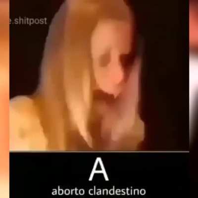 t&atilde;o afim de abortar 😀