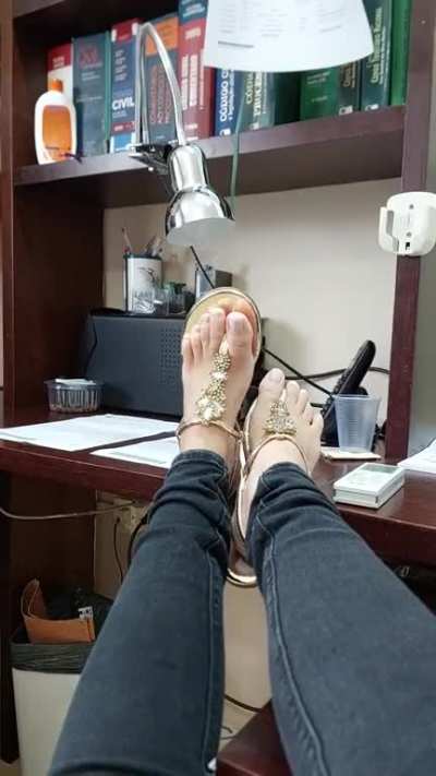At work