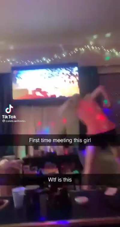 First time meeting this girl