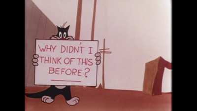 Anything is possible in a cartoon!