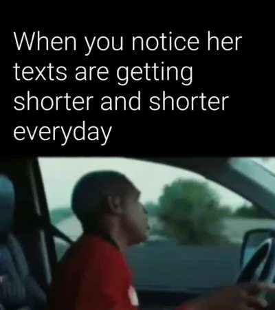 Shorter with you, longer with someone else...