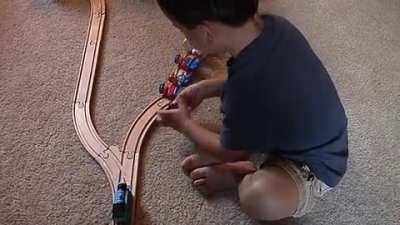 Two year-old solves famous ethics conundrum.