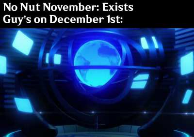 A man of culture I am, so releasing the nut I shall