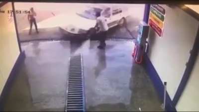 scout and spy wash a car