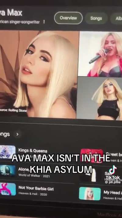 Ava max is free idk what everyone is talking about