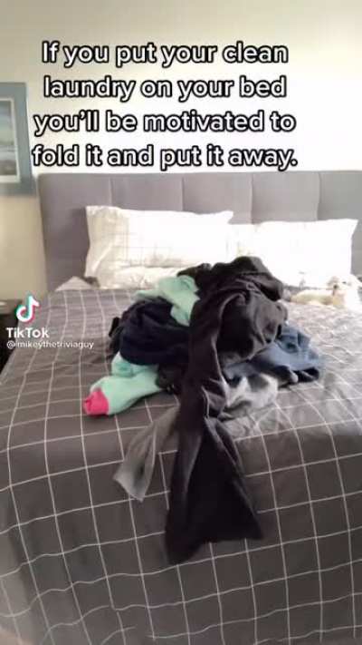 Clean laundry