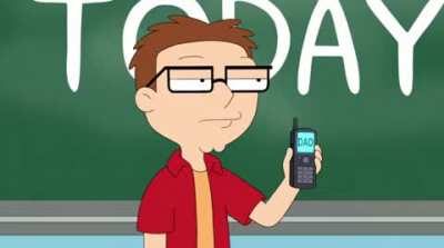 Hey Dad,calling from History class.