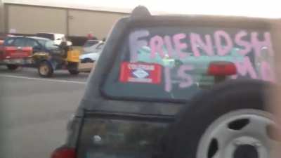 vandalising someone&rsquo;s car because they don&rsquo;t like a tv show