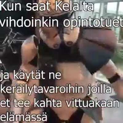 Tuli t&auml;mm&ouml;nen tyhm&auml; meemi v&auml;&auml;nnetty&auml; t&auml;mnhetkisest&auml; el&auml;m&auml;ntilanteestani :D