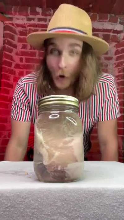 Leaving steak in vodka for a month