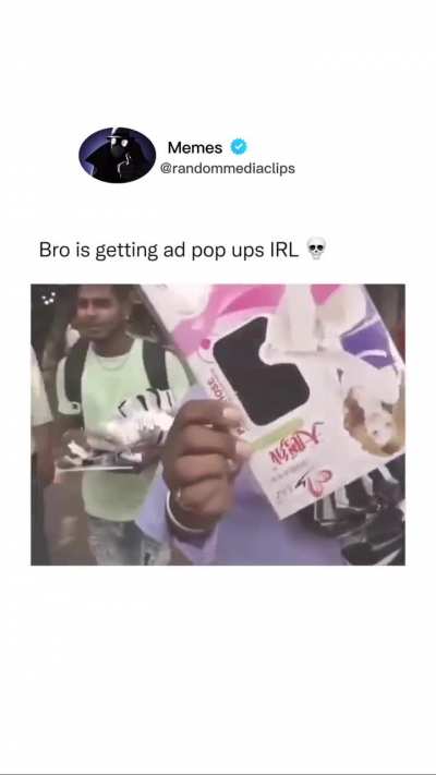 Reality pop up ads 