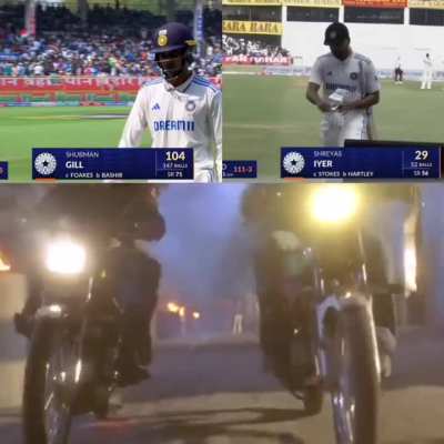 Scenes at third test playing 11 selection 