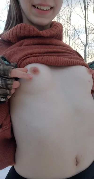 It was too cold to take my gloves off, I hope that's ok
