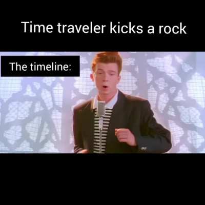Time traveler done f**ked up