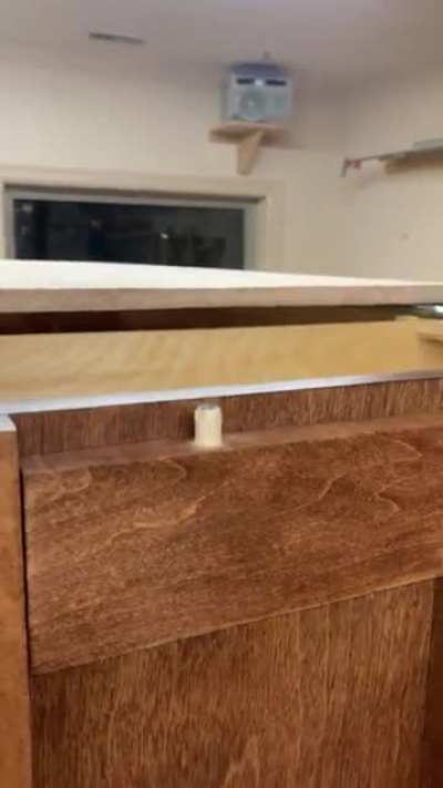 Secret storage on a dresser I&rsquo;m building
