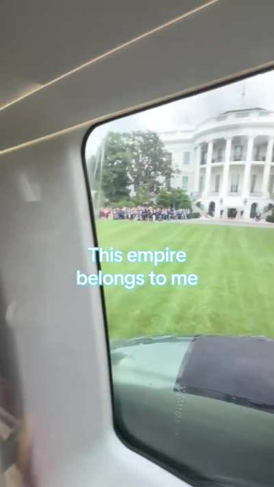 Trump campaign's TikTok still using Taylor Swift songs. This is from today. Captioned "This empire belongs to Trump"
