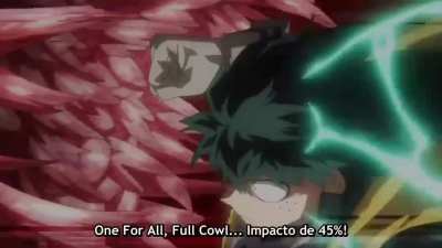 One Punch Deku in action!