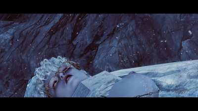 Mage is captured by a Frost Atronach | Skyrim