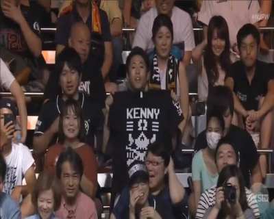 Pro Wrestler Kenny Omega surprises Japanese fans