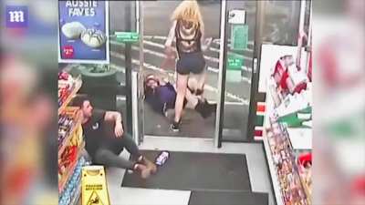 transgender woman randomly attacked two people with an axe