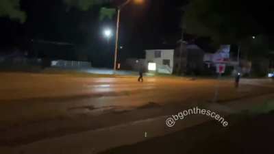 Video Shots fired in Kenosha on this Tuesday night