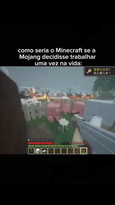 Minecraft, mas caso se a Mojang n&atilde;o fosse pregui&ccedil;osa 