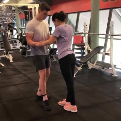 5 years on from breaking her neck and becoming quadriplegic, this is her progress. Hard work and determination pays off!
